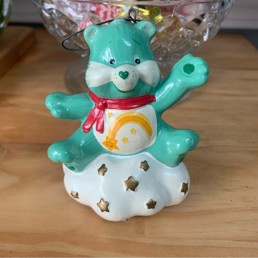 Vintage 1984 Care Bears Wish Bear Christmas Ornament 🎄